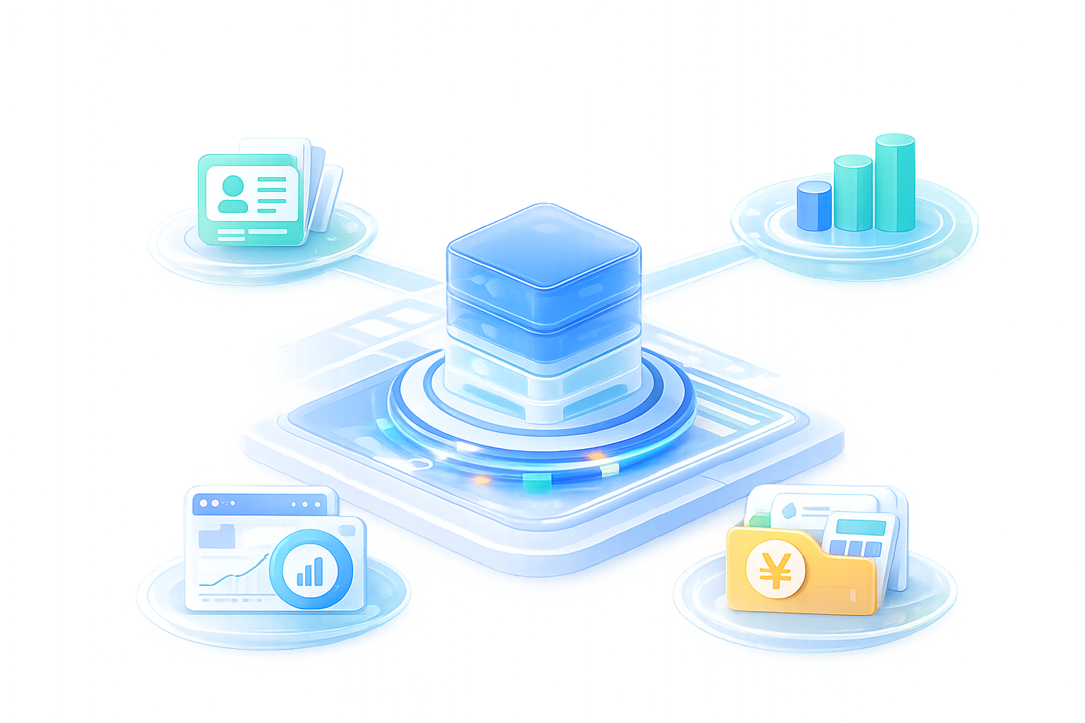 SaaS 平台功能展示图